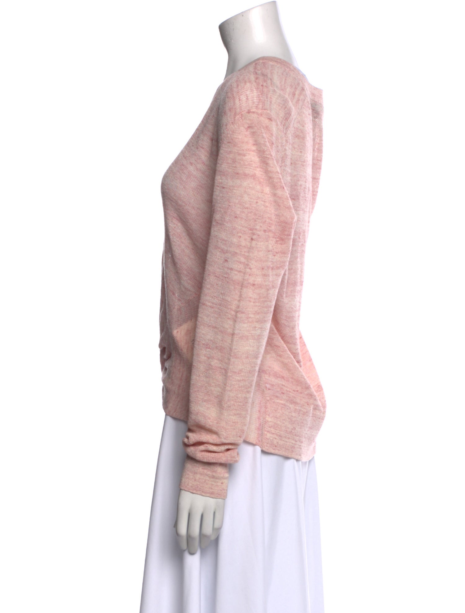 Veronica Beard Linen V-Neck Top