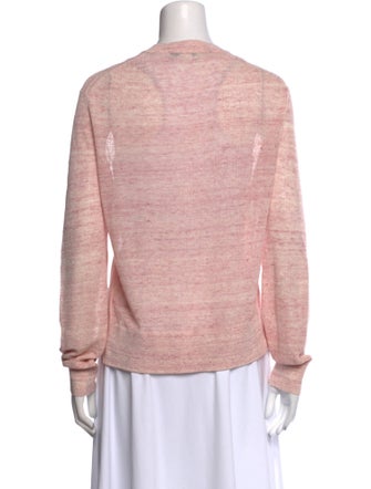 Veronica Beard Linen V-Neck Top