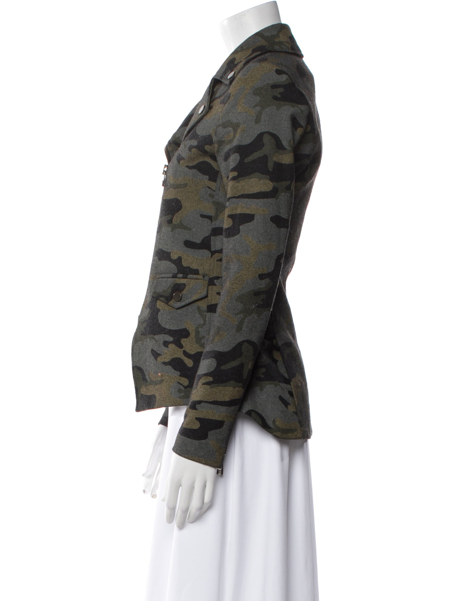 Veronica Beard Wool Printed Blazer