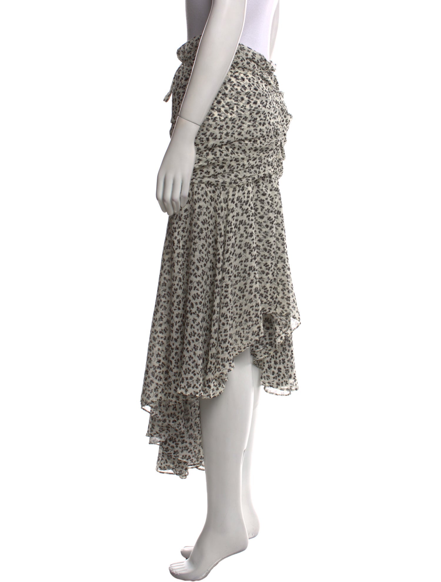 Veronica Beard Silk Midi Length Skirt