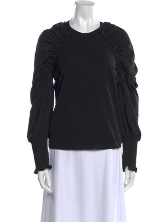 Veronica Beard Crew Neck Long Sleeve Sweatshirt