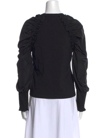 Veronica Beard Crew Neck Long Sleeve Sweatshirt