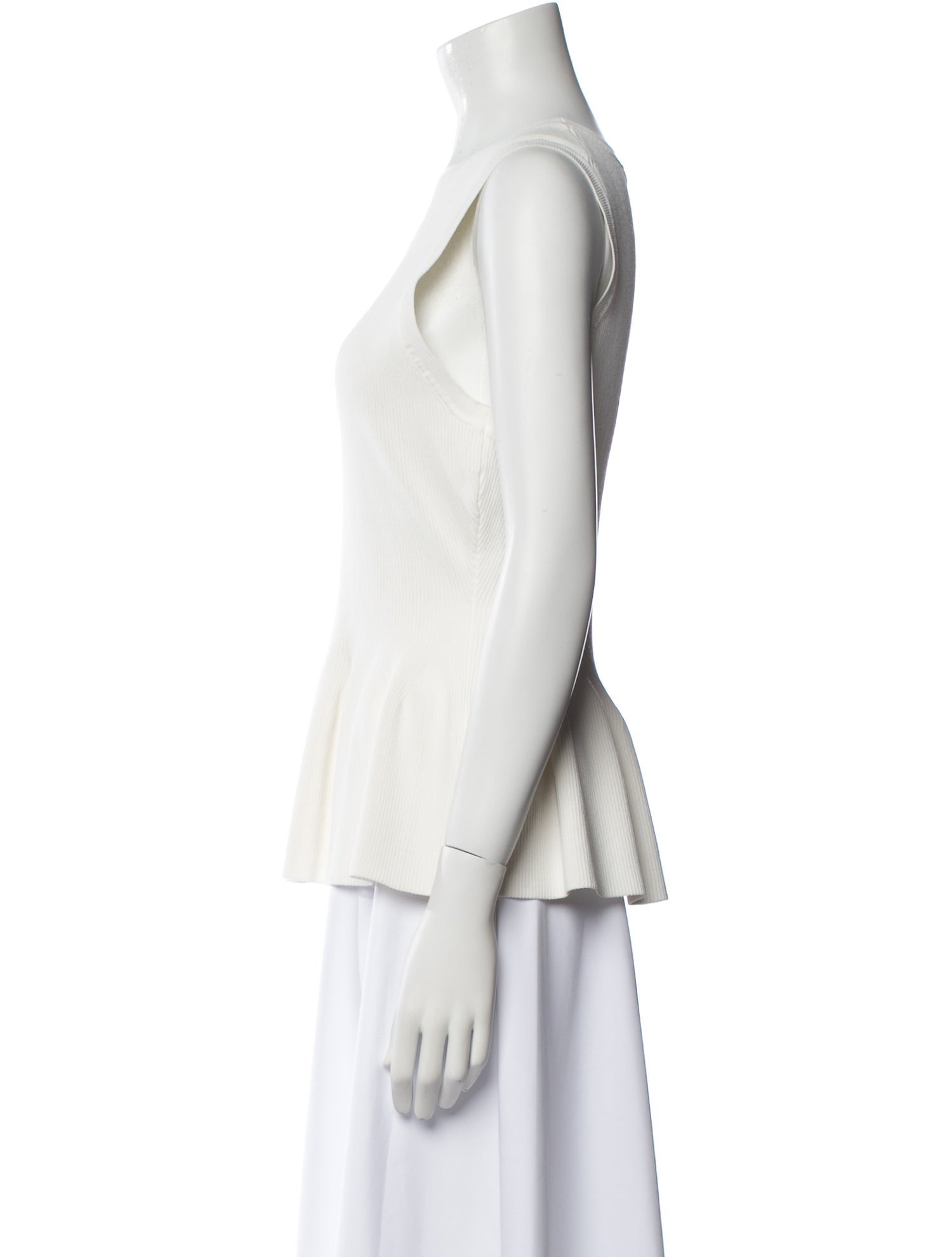 Veronica Beard Scoop Neck Sleeveless Top