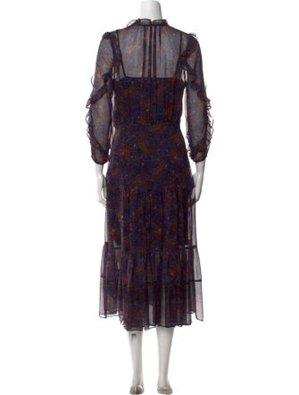 Veronica Beard Silk Midi Length Dress