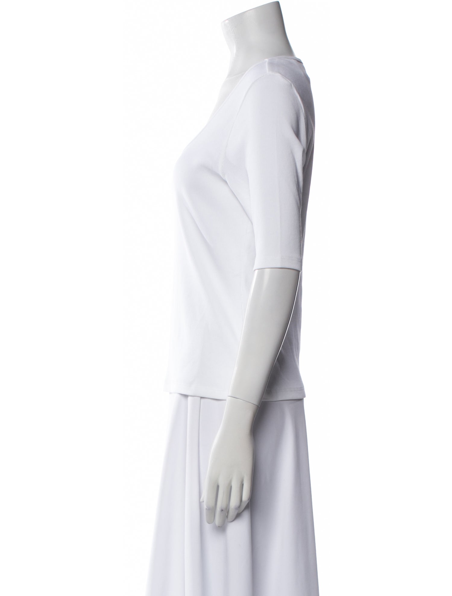 Veronica Beard Scoop Neck Short Sleeve T-Shirt w/ Tags