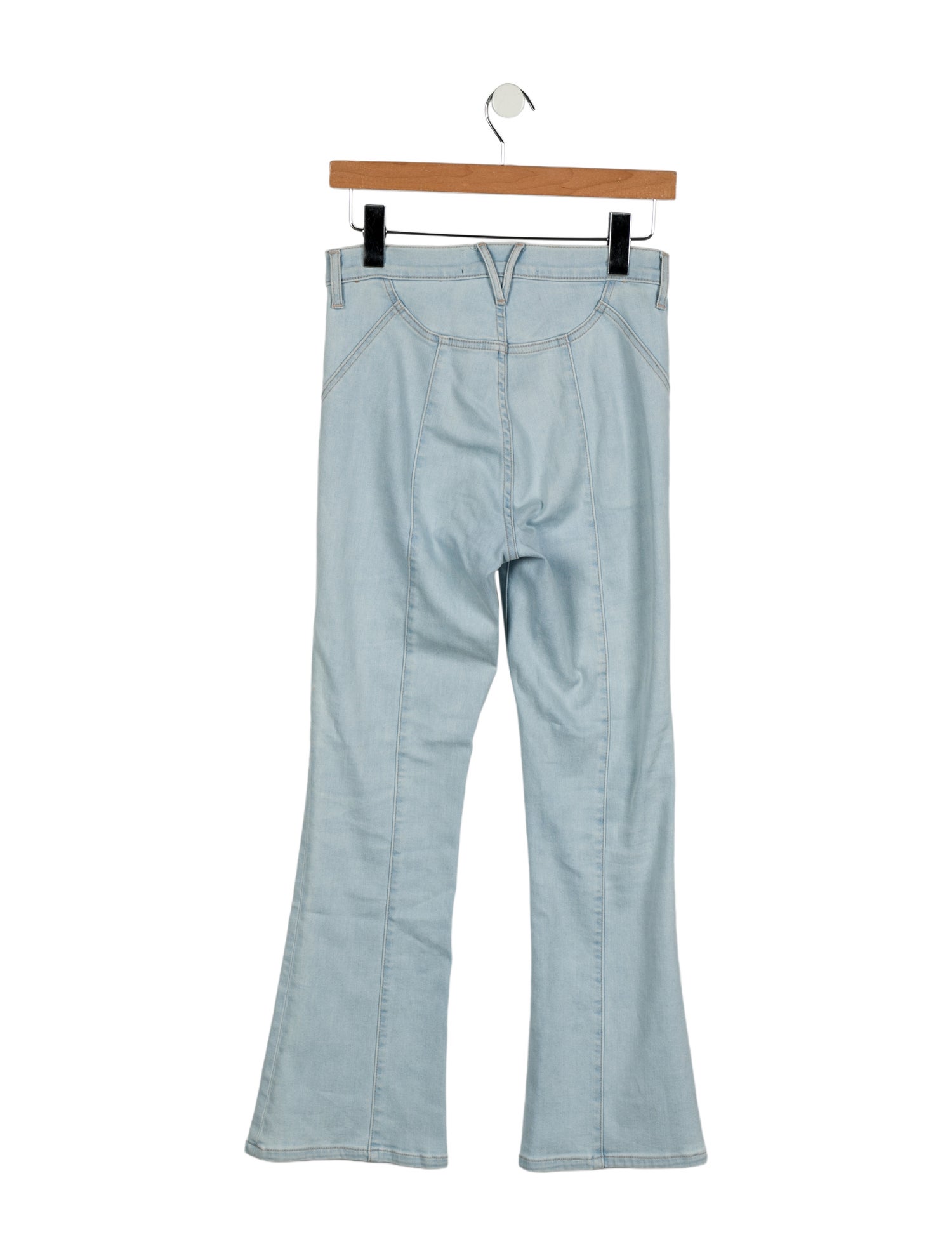 Veronica Beard Mid-Rise Wide Leg Jeans