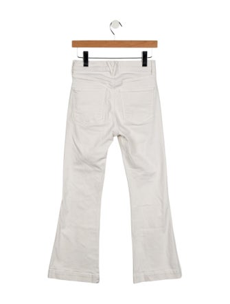 Veronica Beard Mid-Rise Wide Leg Jeans