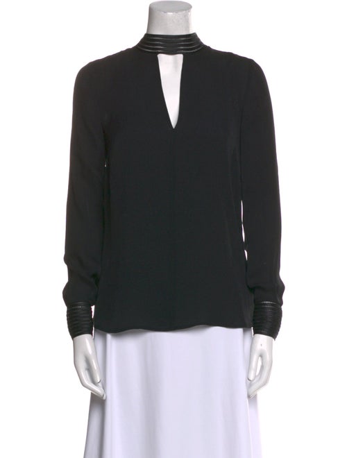 Veronica Beard Silk V-Neck Top