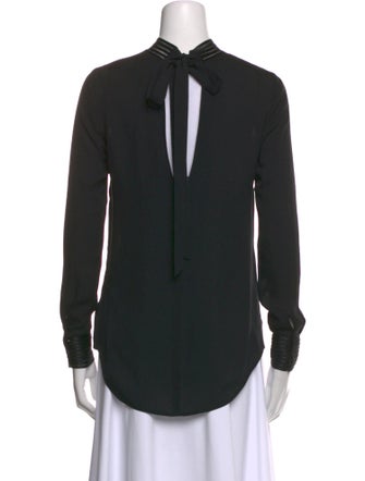 Veronica Beard Silk V-Neck Top