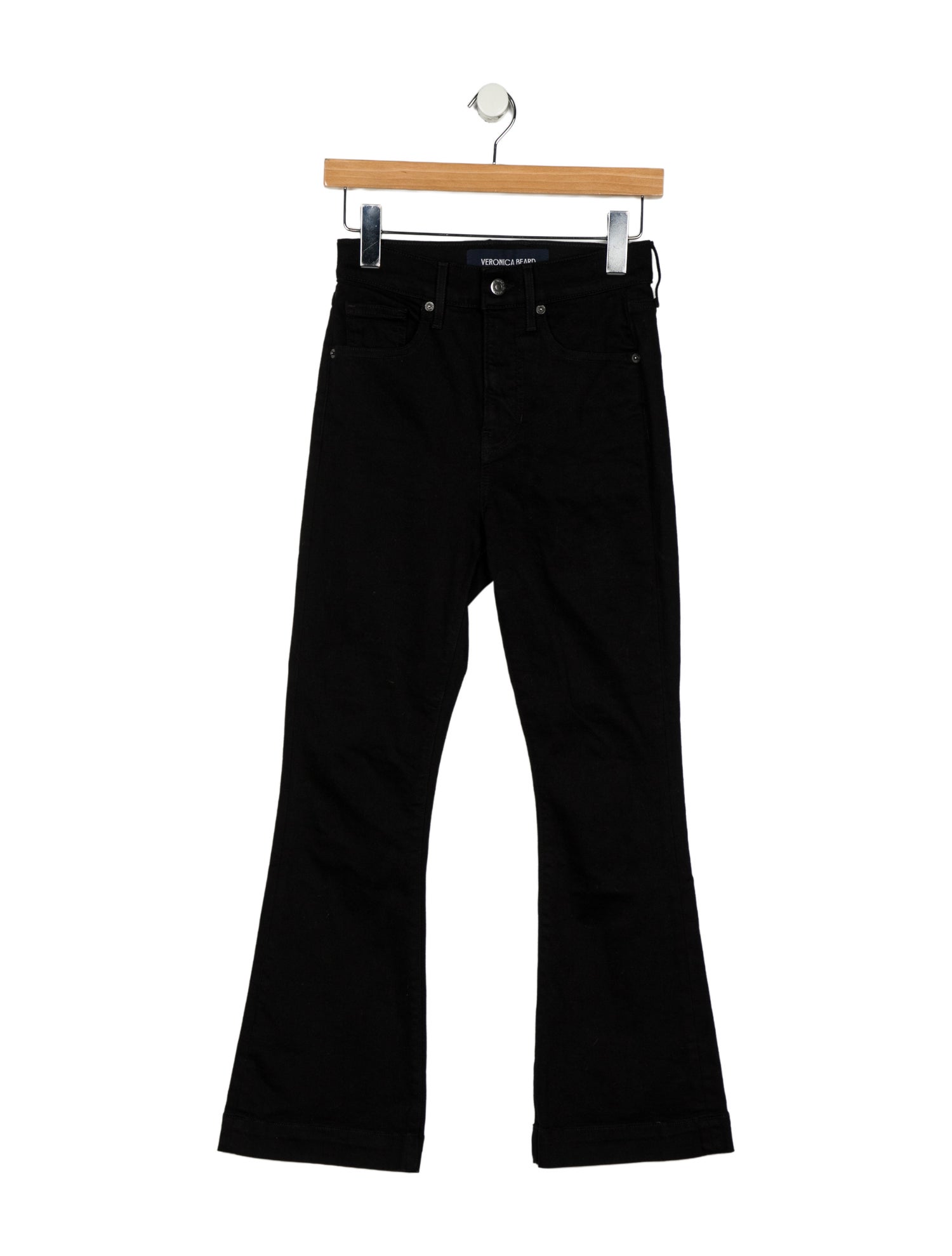 Veronica Beard High-Rise Wide Leg Jeans
