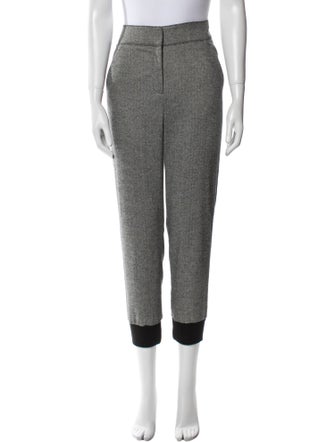 Veronica Beard Colorblock Pattern Skinny Leg Pants