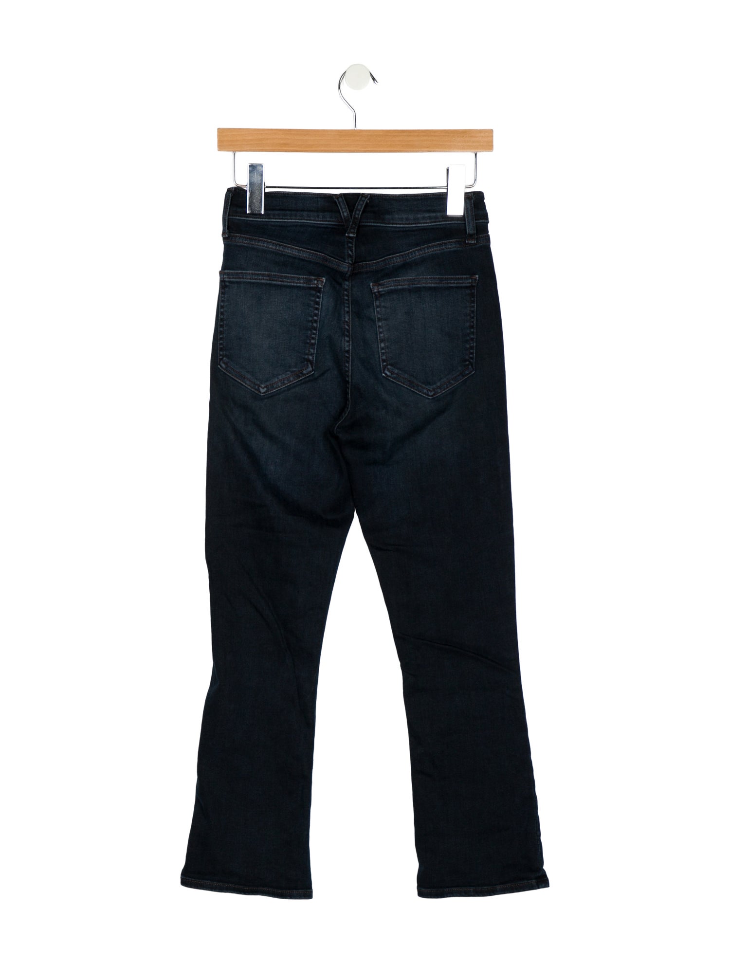 Veronica Beard Mid-Rise Straight Leg Jeans