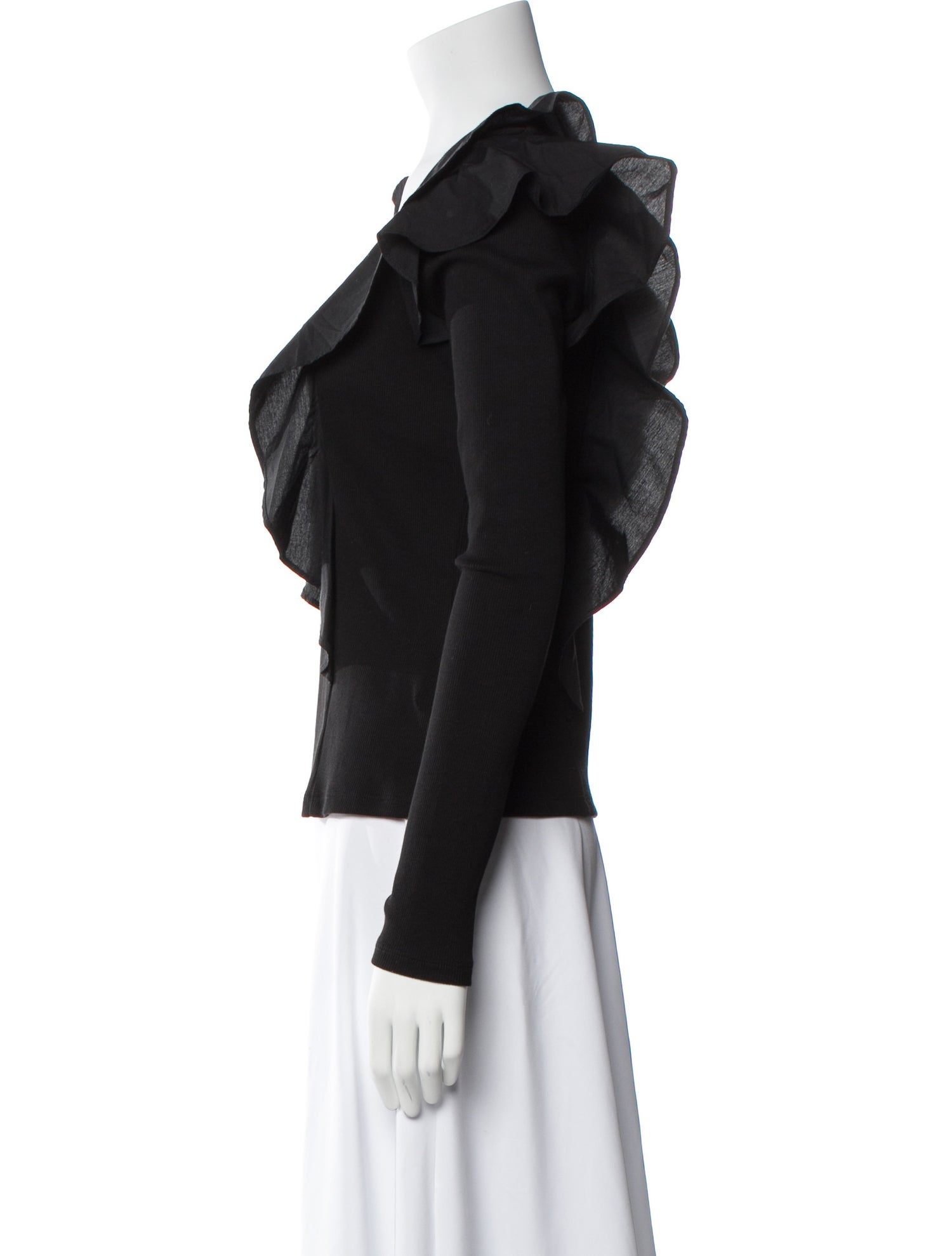 Veronica Beard Square Neckline Long Sleeve Top w/ Tags