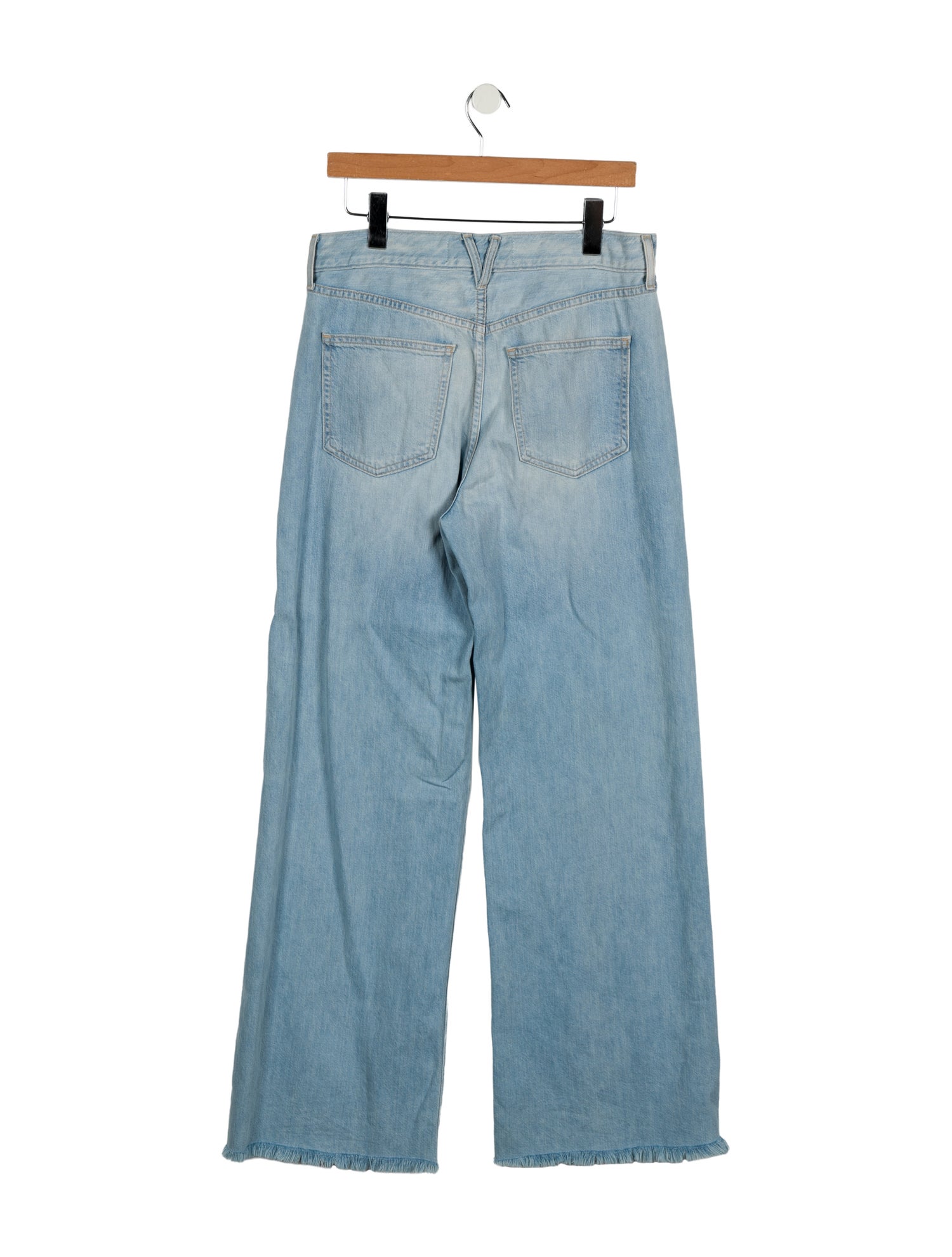 Veronica Beard Mid-Rise Wide Leg Jeans