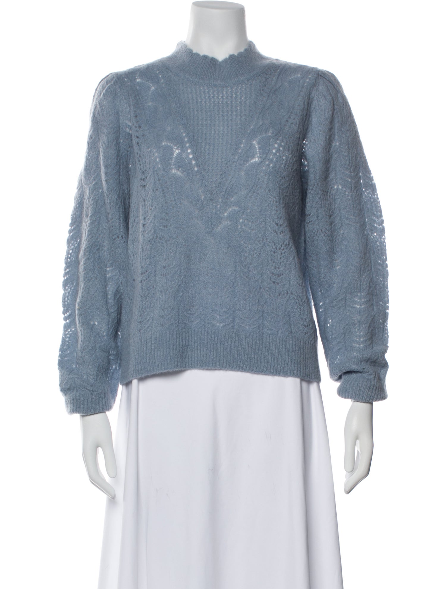 Veronica Beard Baby Alpaca Mock Neck Sweater w/ Tags