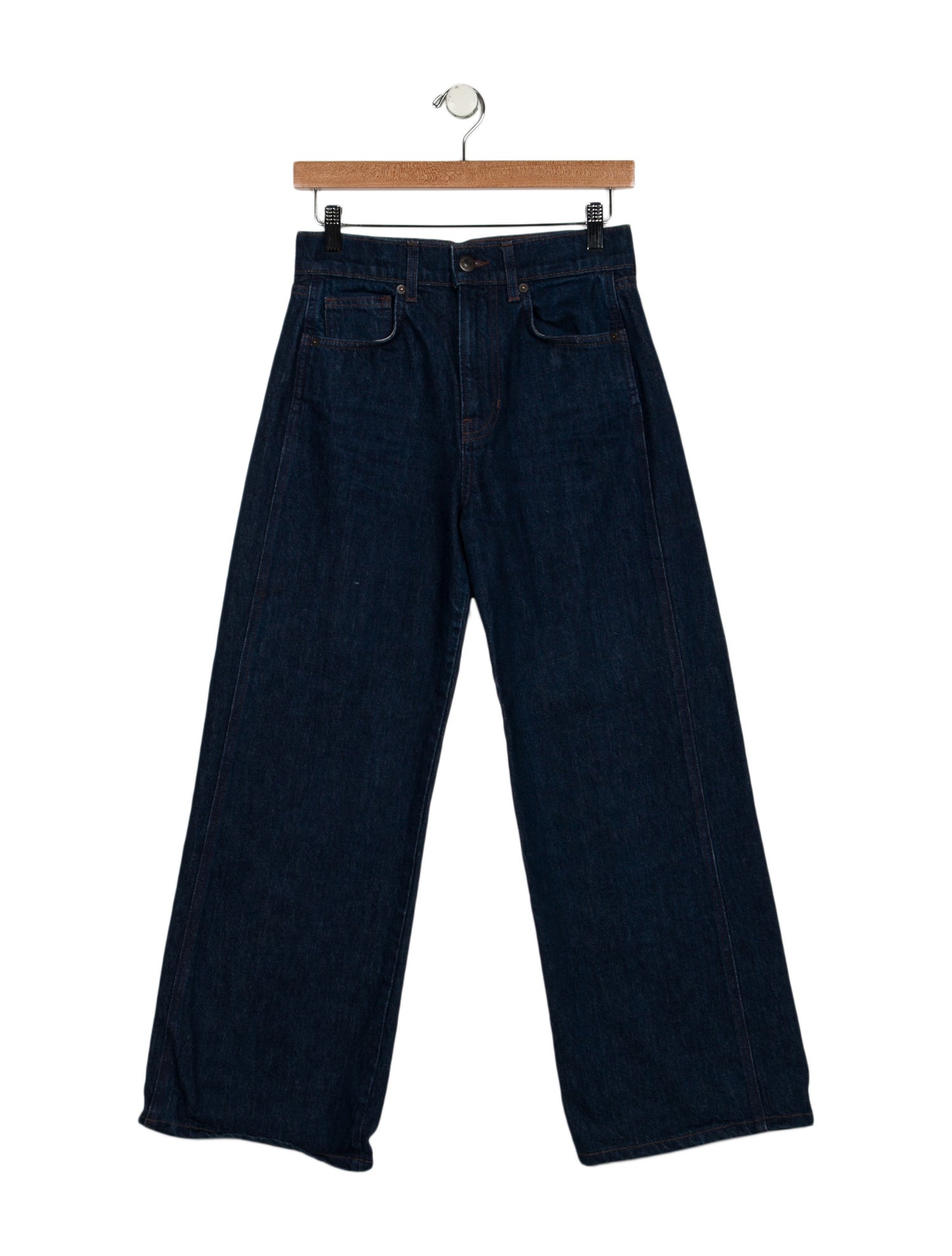 Veronica Beard High-Rise Wide Leg Jeans