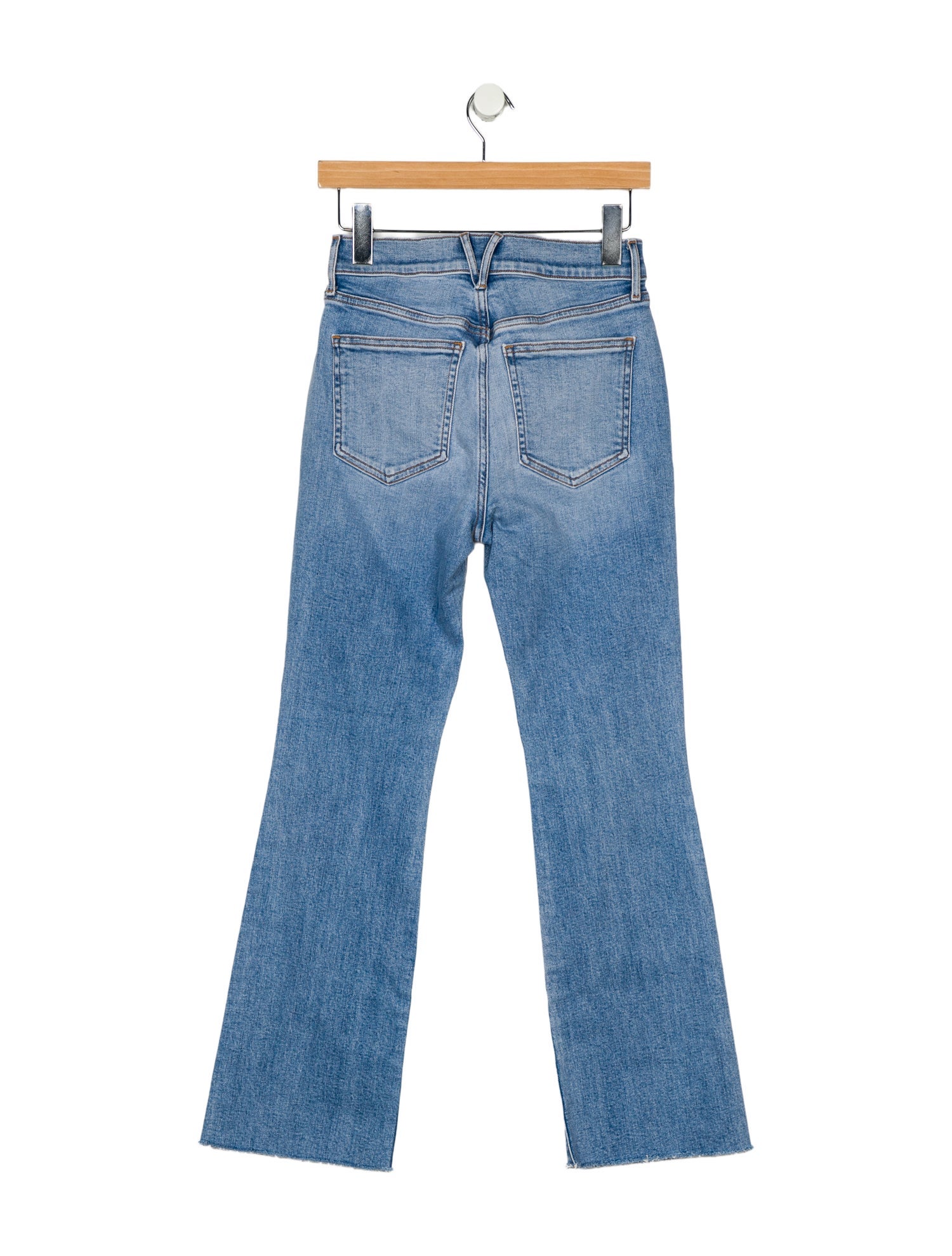 Veronica Beard High-Rise Straight Leg Jeans
