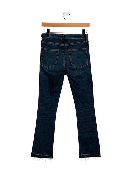 Veronica Beard Mid-Rise Straight Leg Jeans