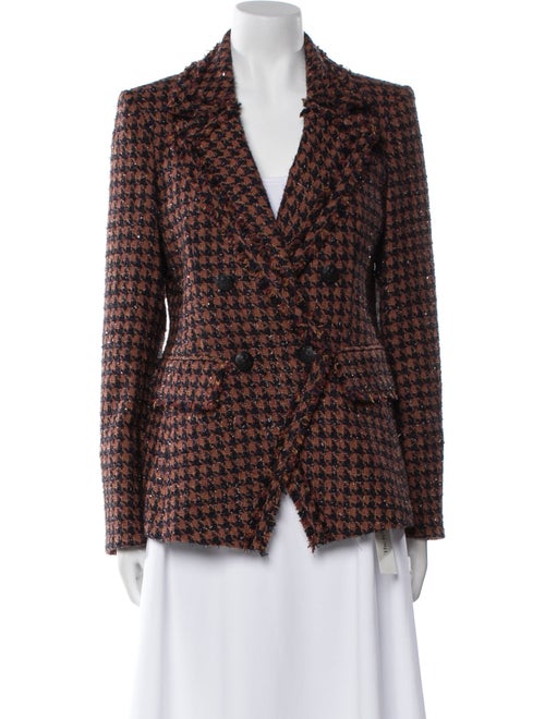 Veronica Beard Plaid Print Blazer