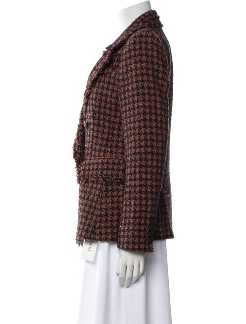 Veronica Beard Plaid Print Blazer