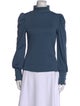 Veronica Beard Turtleneck Long Sleeve Sweatshirt