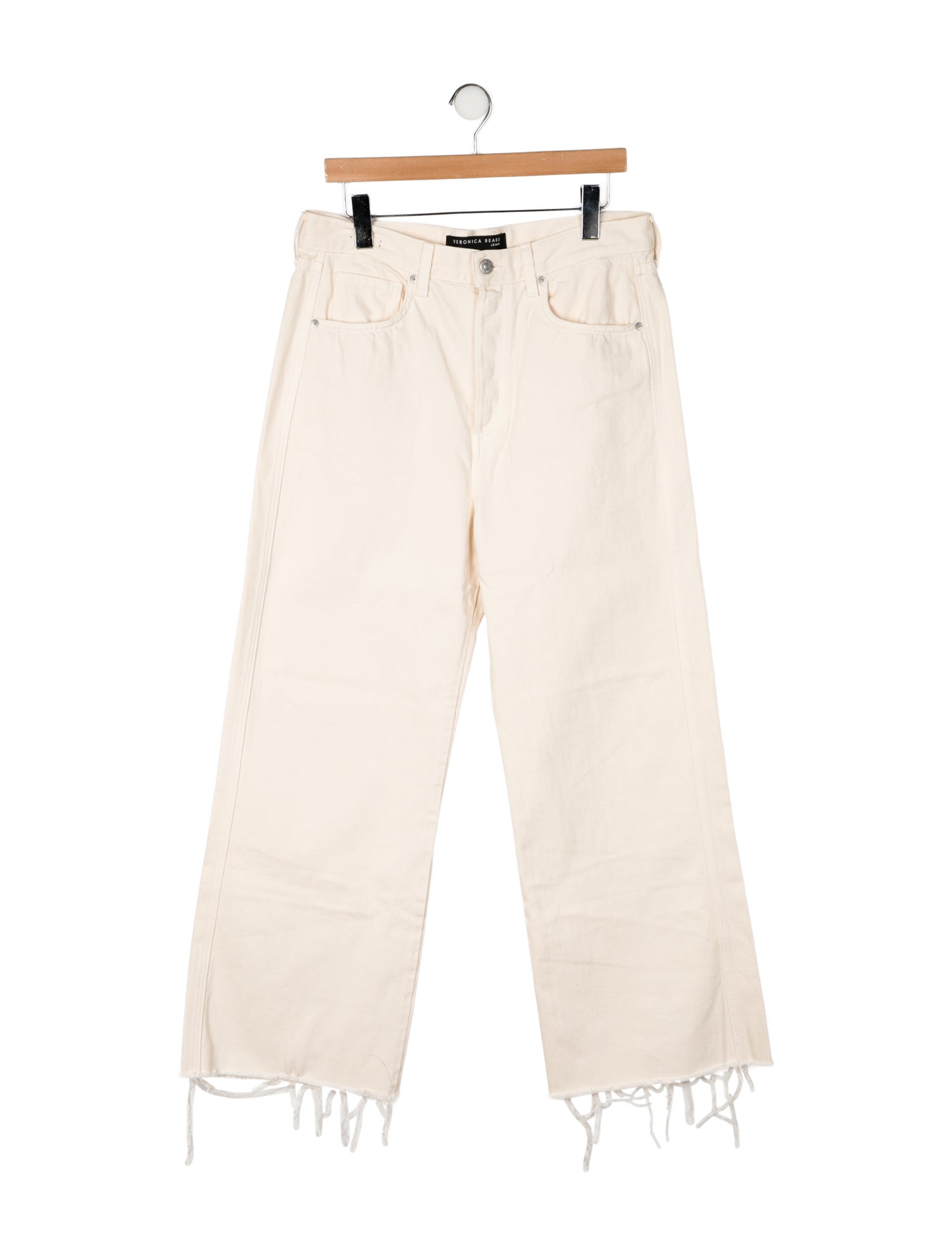 Veronica Beard High-Rise Wide Leg Jeans