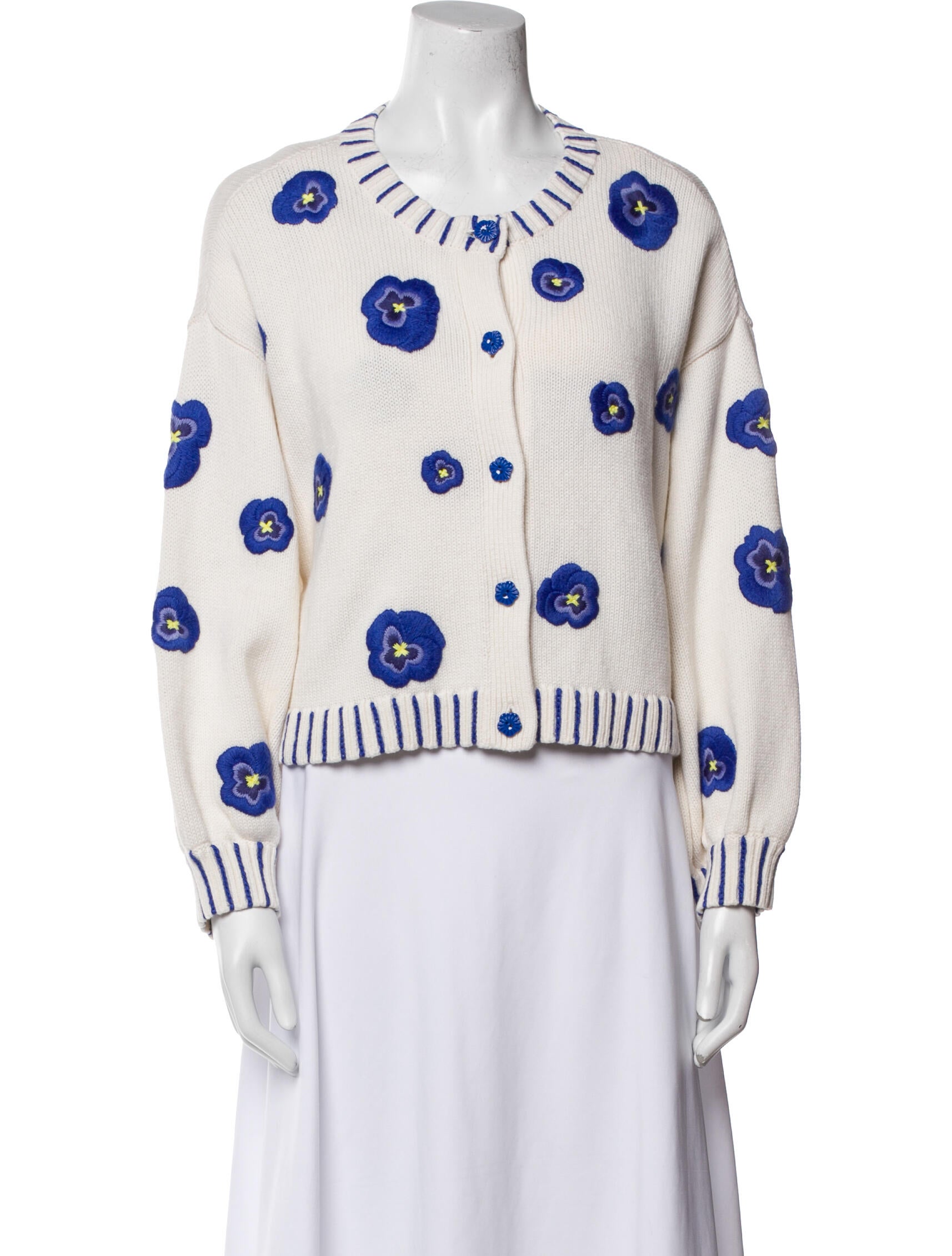 Veronica Beard Wool Floral Print Set