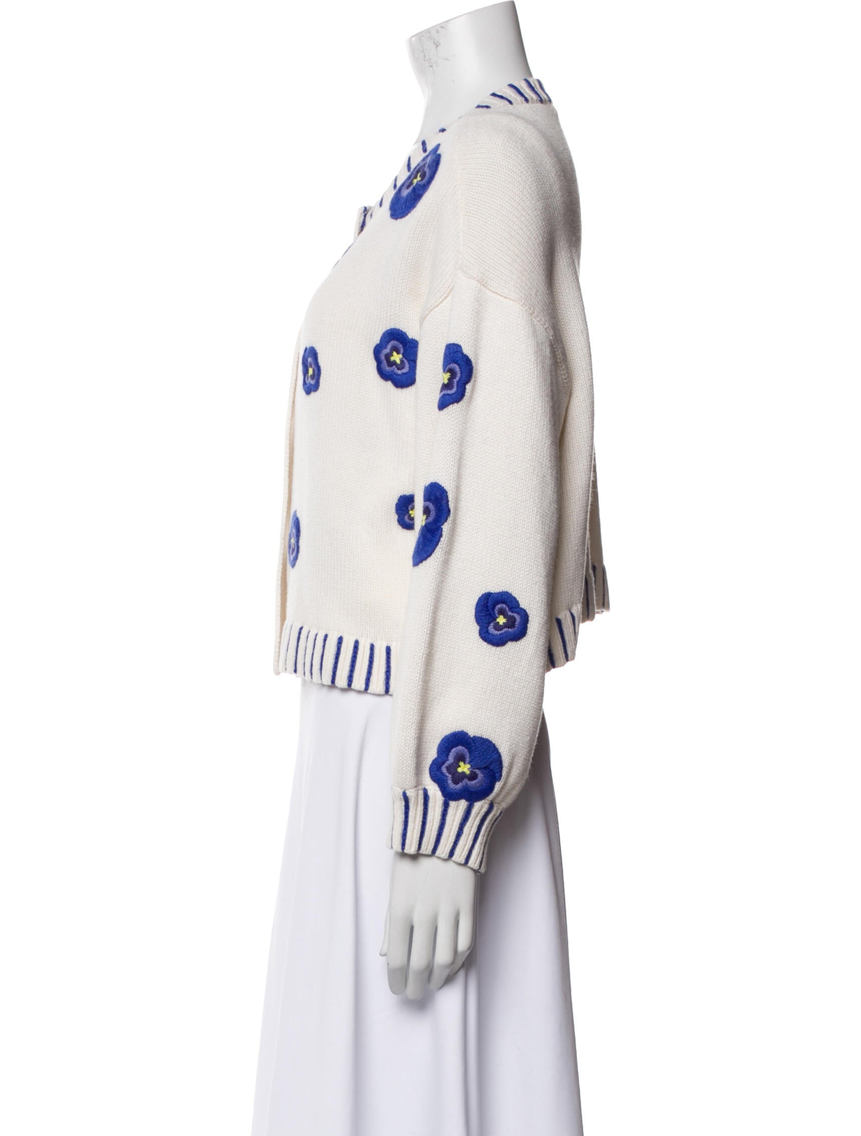 Veronica Beard Wool Floral Print Set