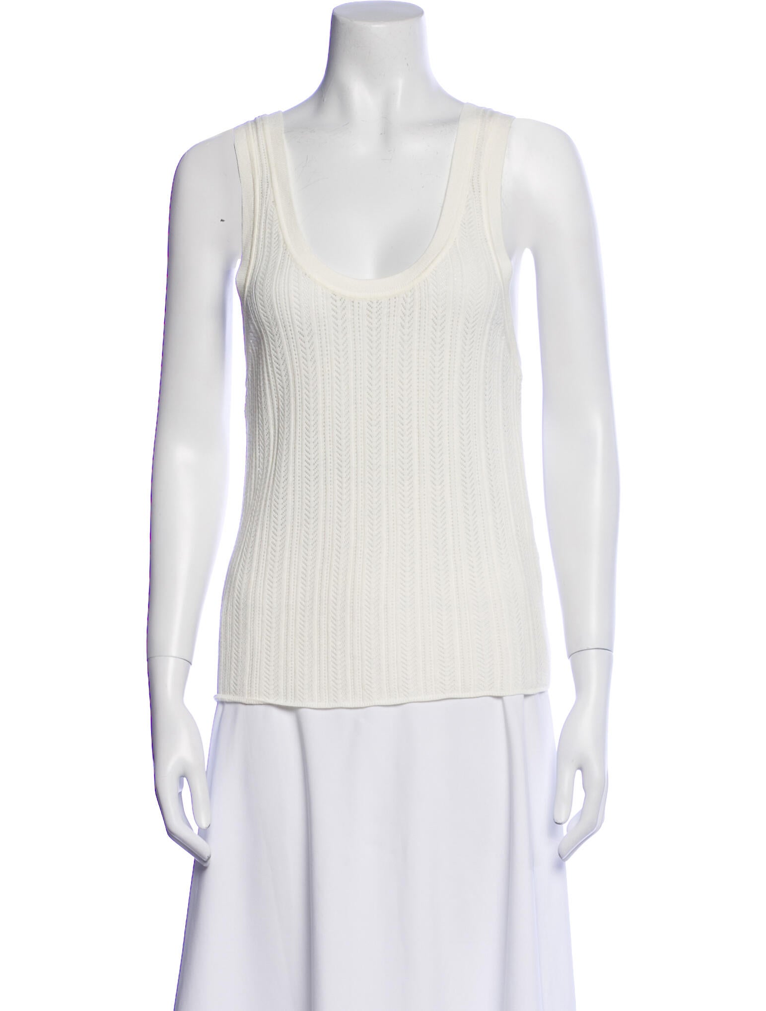 Veronica Beard Scoop Neck Sleeveless Top