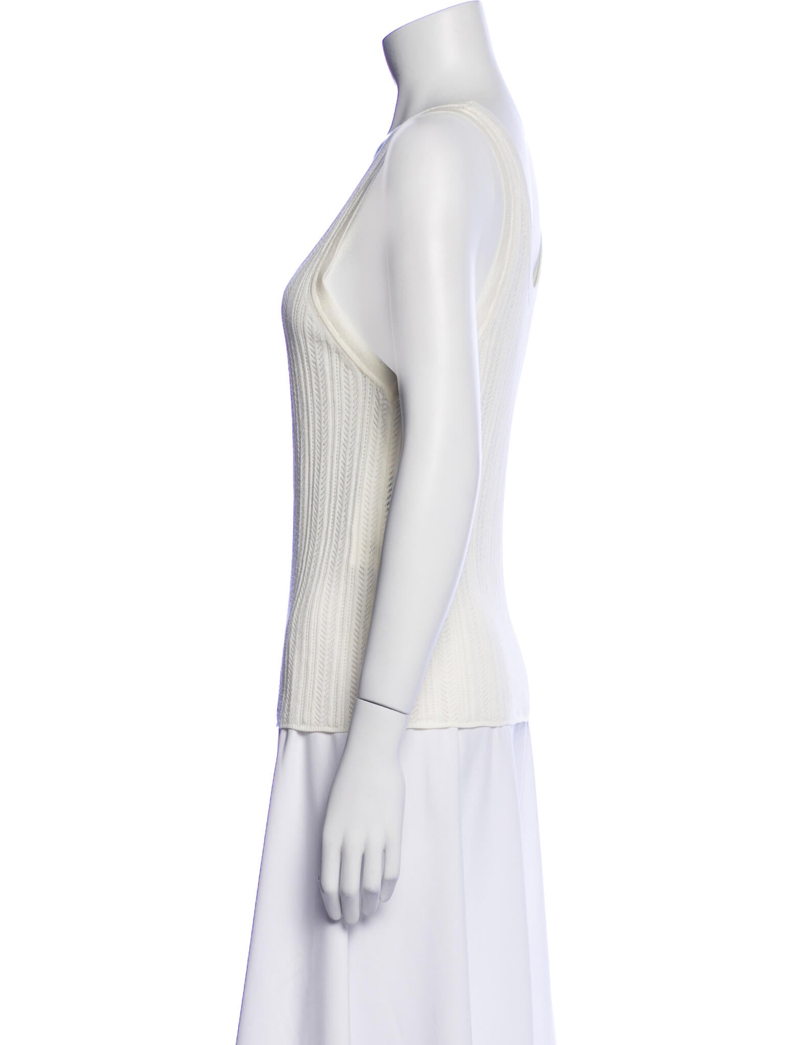 Veronica Beard Scoop Neck Sleeveless Top