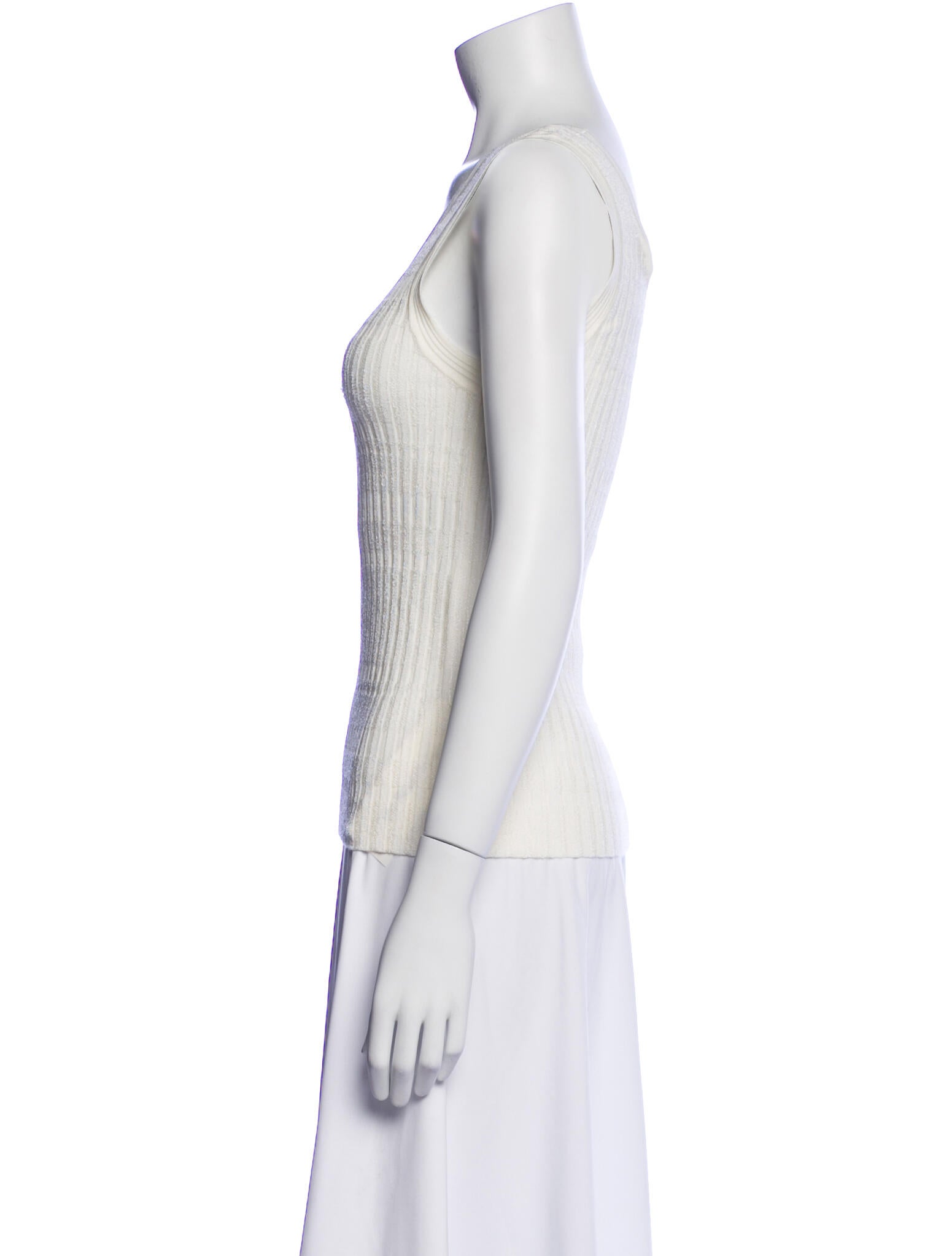 Veronica Beard Scoop Neck Sleeveless Top