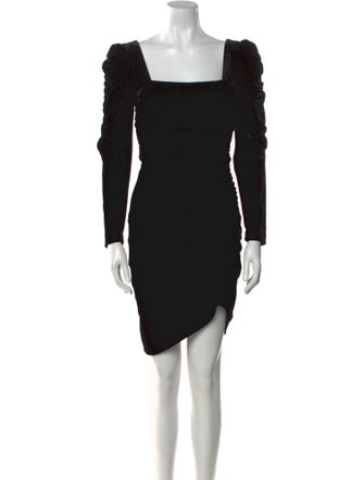 Veronica Beard Square Neckline Mini Dress