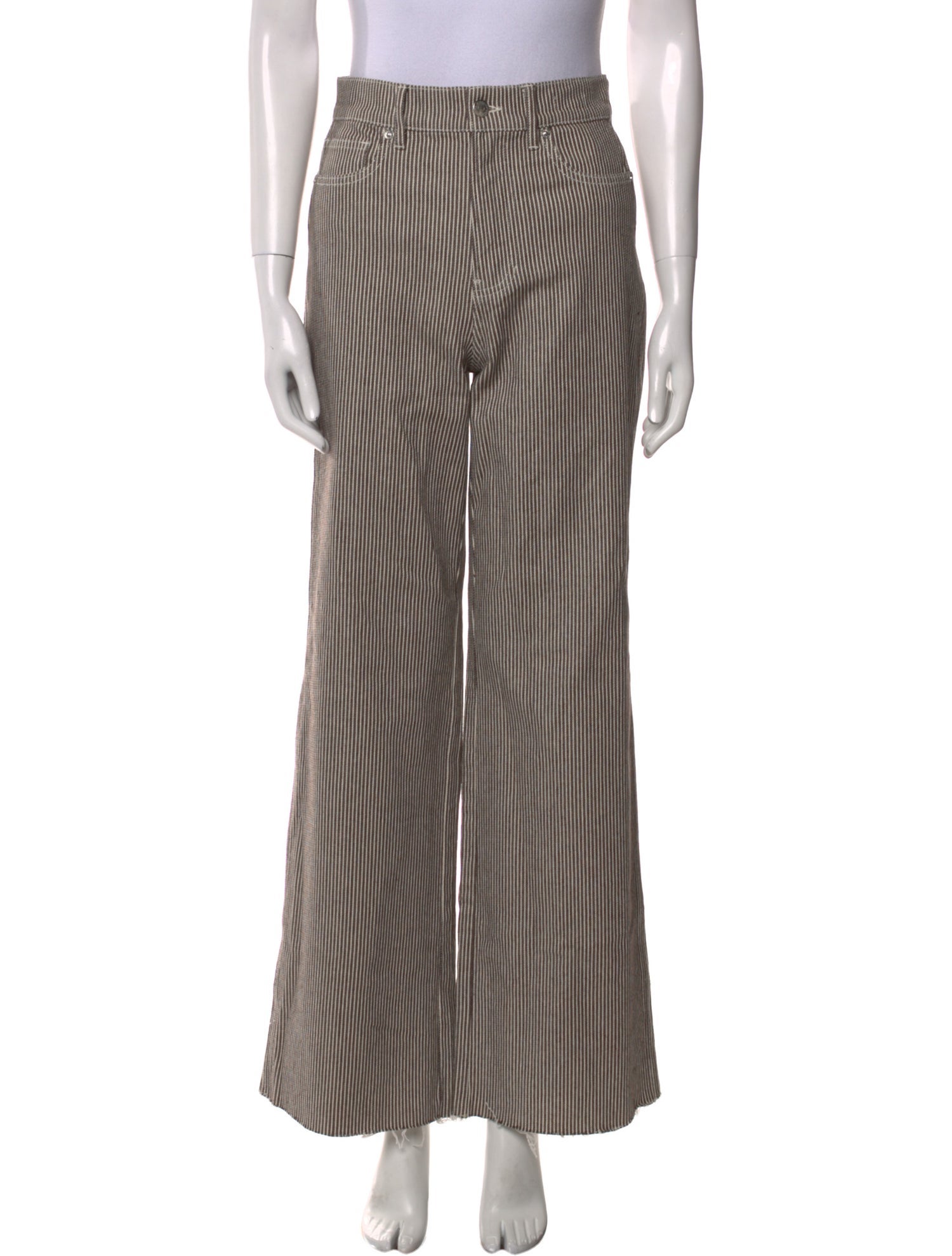 Veronica Beard High-Rise Wide Leg Jeans