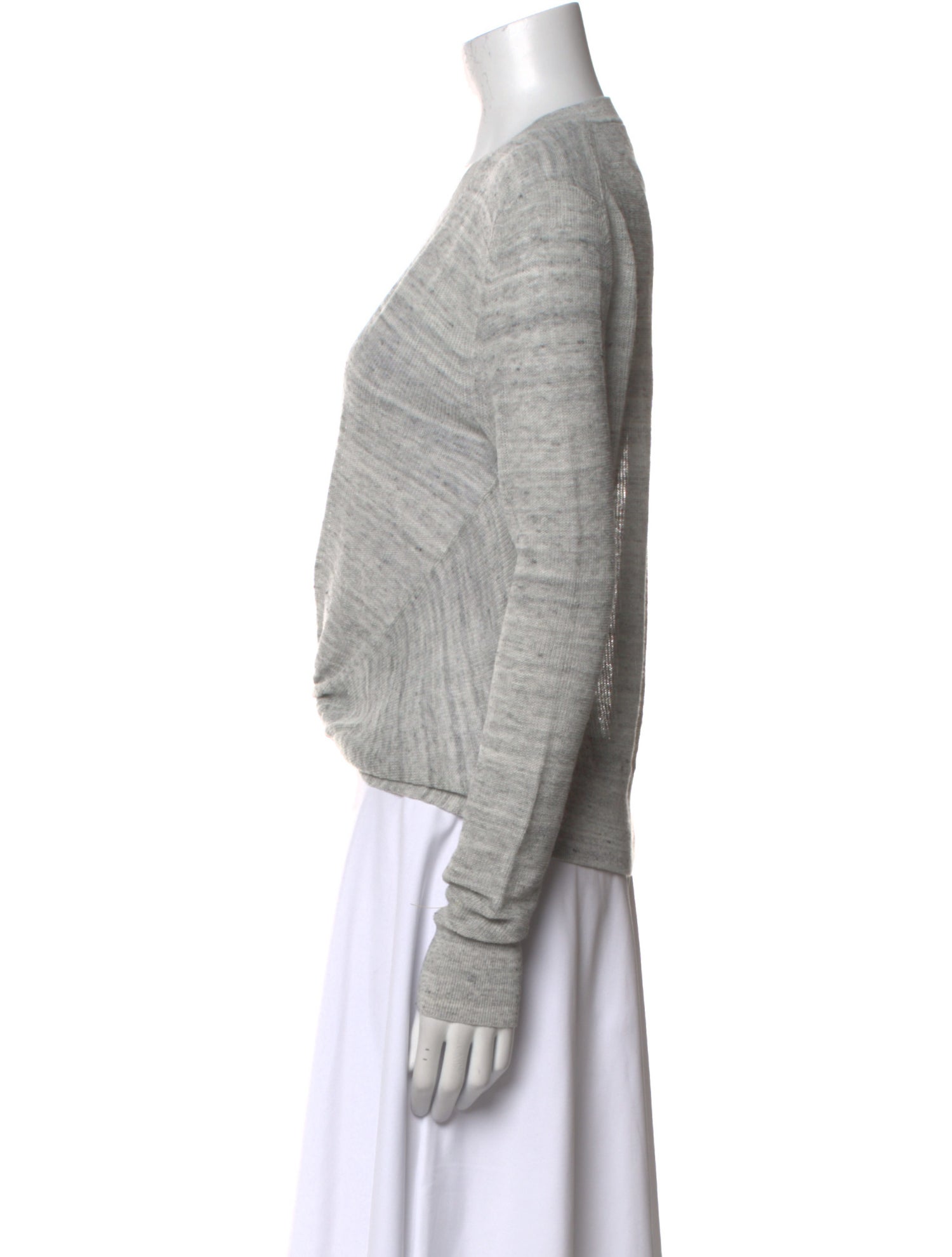 Veronica Beard Linen V-Neck Top