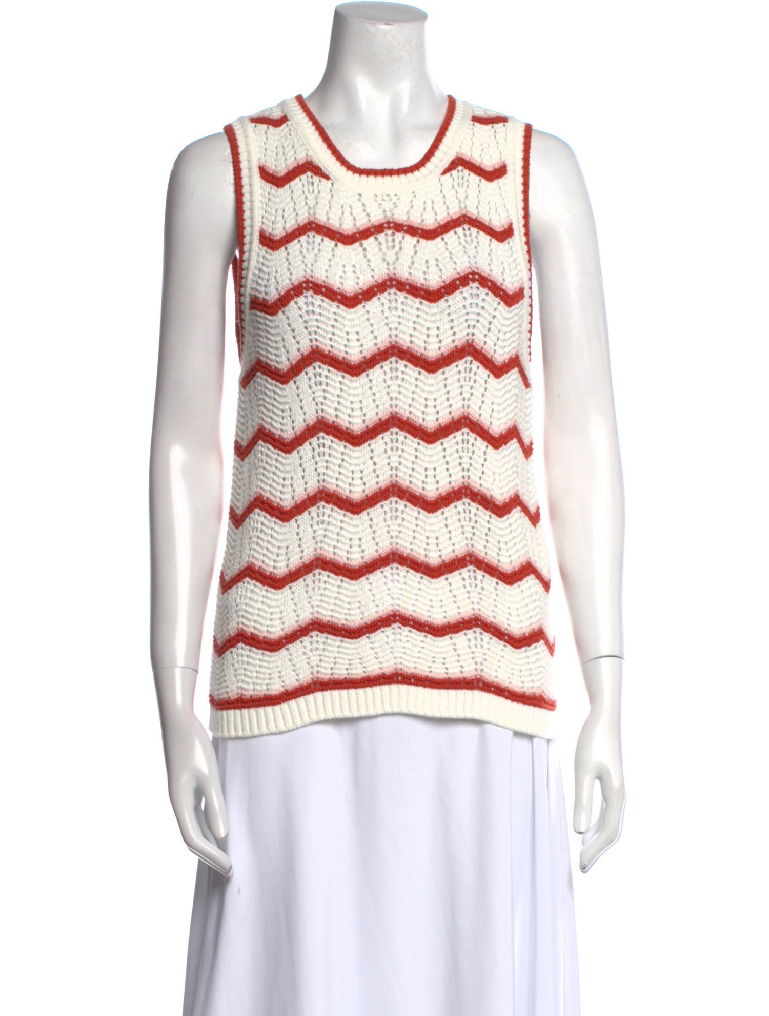 Veronica Beard Striped Crew Neck Top w/ Tags