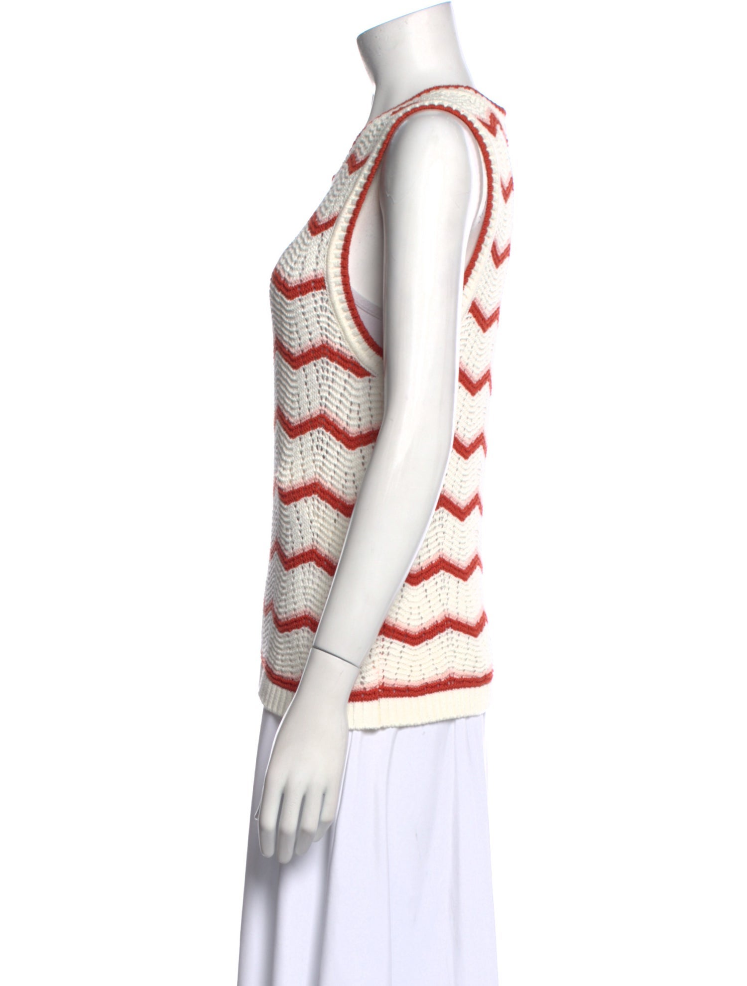 Veronica Beard Striped Crew Neck Top w/ Tags