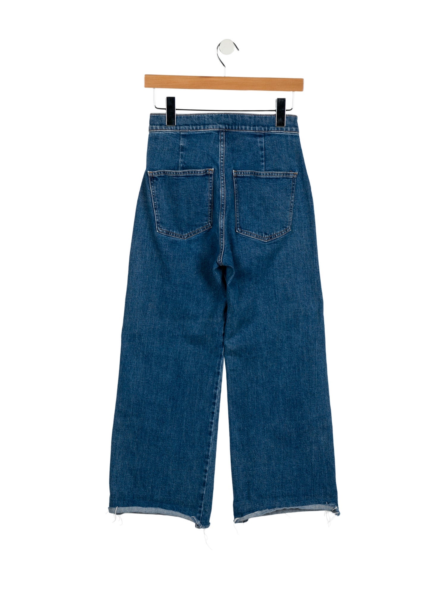 Veronica Beard High-Rise Wide Leg Jeans