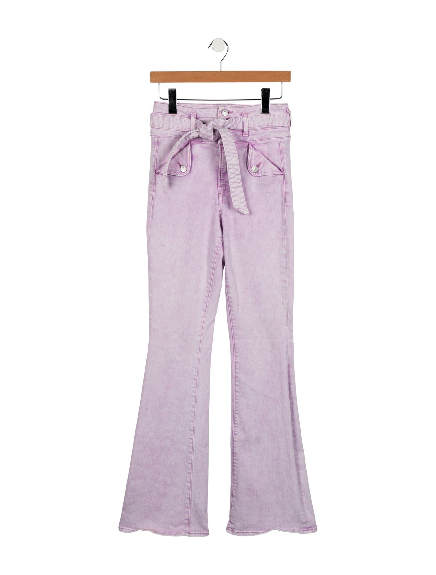 Veronica Beard High-Rise Wide Leg Jeans