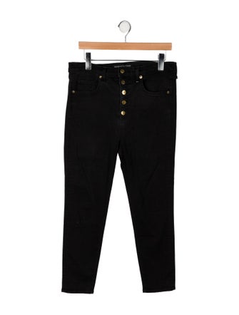 Veronica Beard High-Rise Skinny Leg Jeans