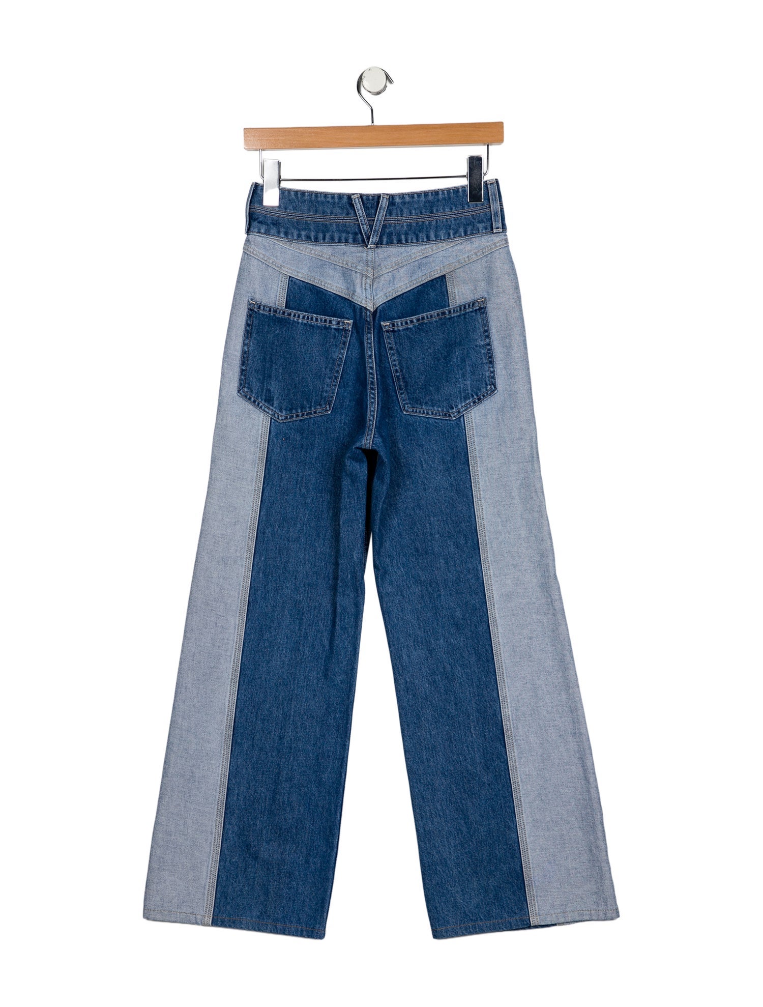 Veronica Beard High-Rise Wide Leg Jeans