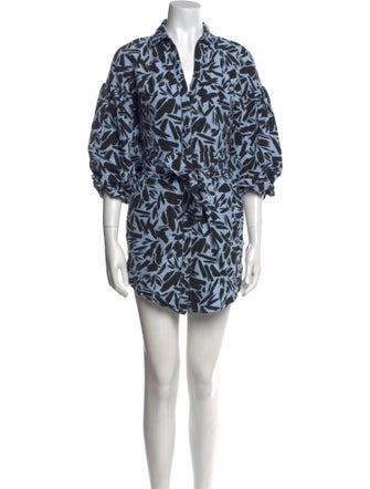 Veronica Beard Printed Mini Dress