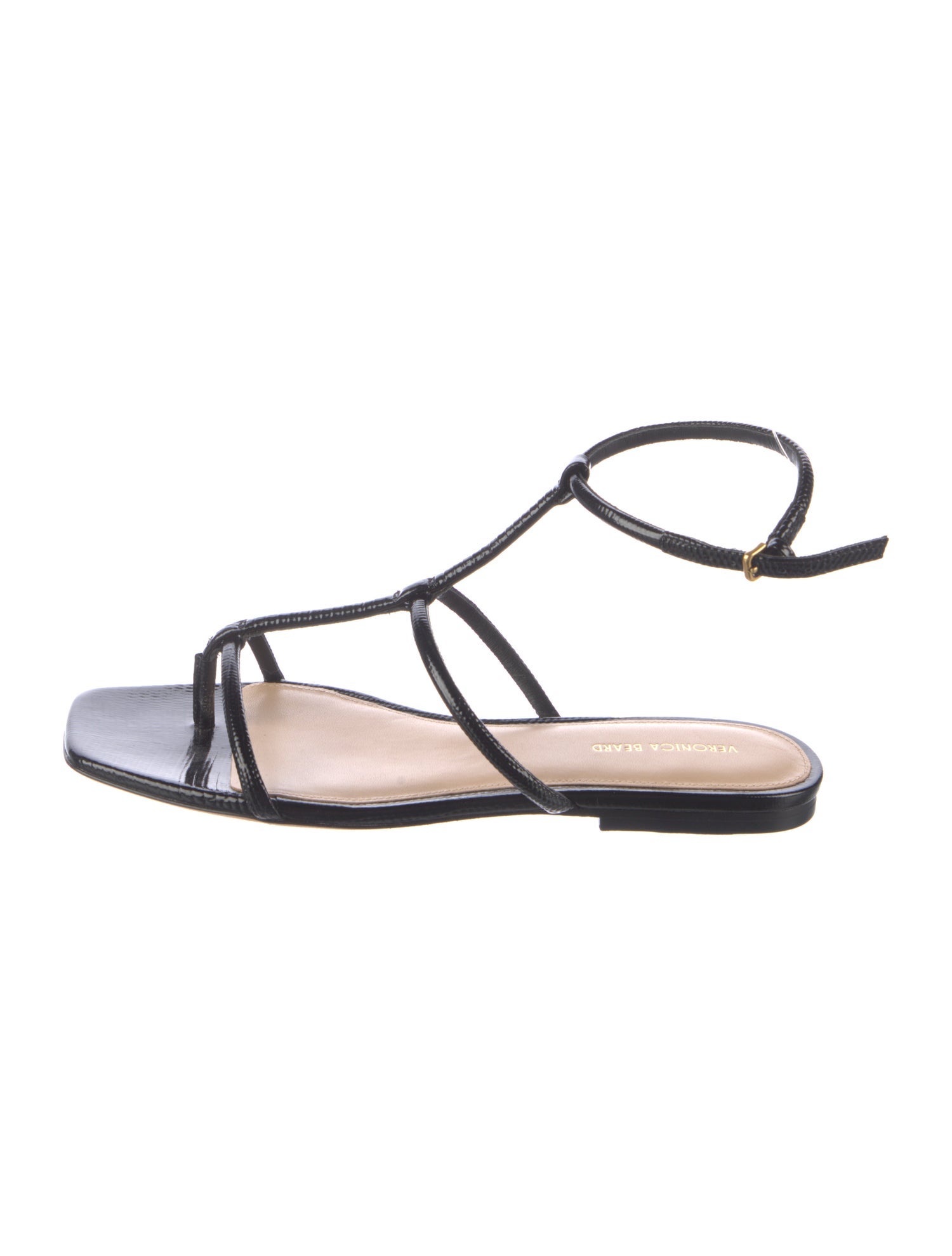 Veronica Beard Leather Gladiator Sandals