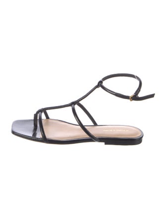 Veronica Beard Leather Gladiator Sandals