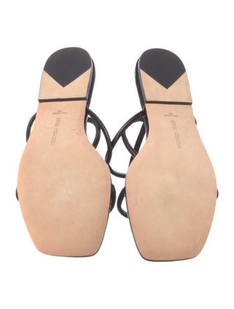 Veronica Beard Leather Gladiator Sandals