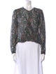 Veronica Beard Silk Paisley Print Blouse