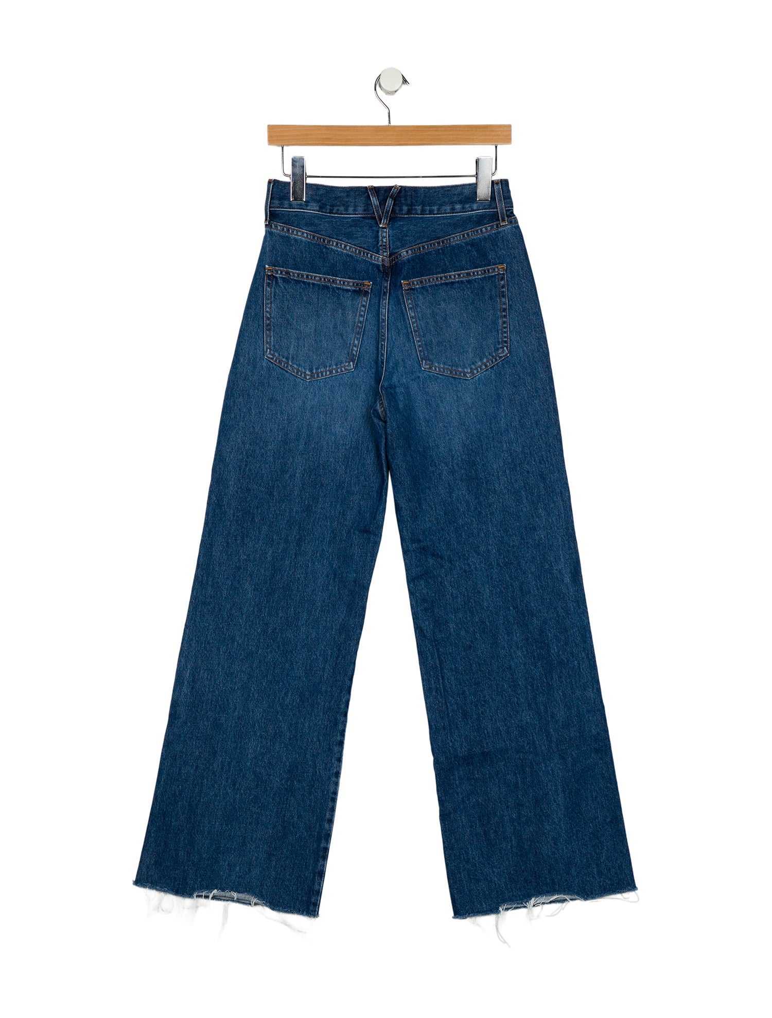 Veronica Beard High-Rise Wide Leg Jeans