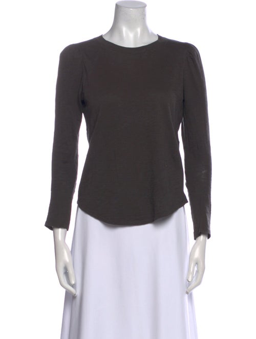 Veronica Beard Crew Neck Three-Quarter Sleeve T-Shirt