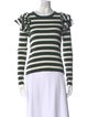 Veronica Beard Striped Crew Neck T-Shirt