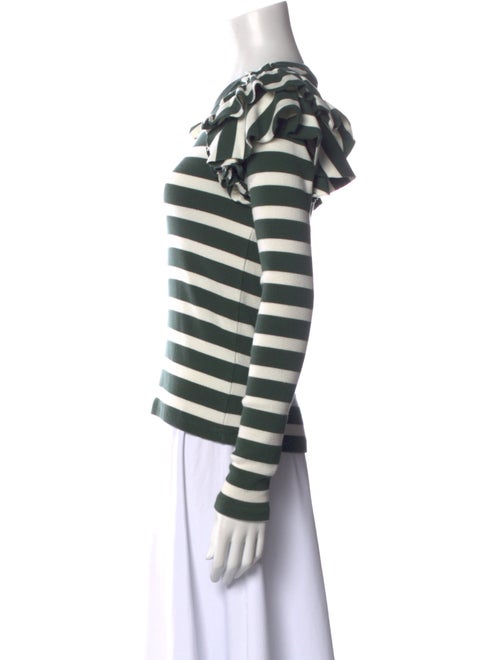 Veronica Beard Striped Crew Neck T-Shirt