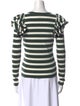 Veronica Beard Striped Crew Neck T-Shirt